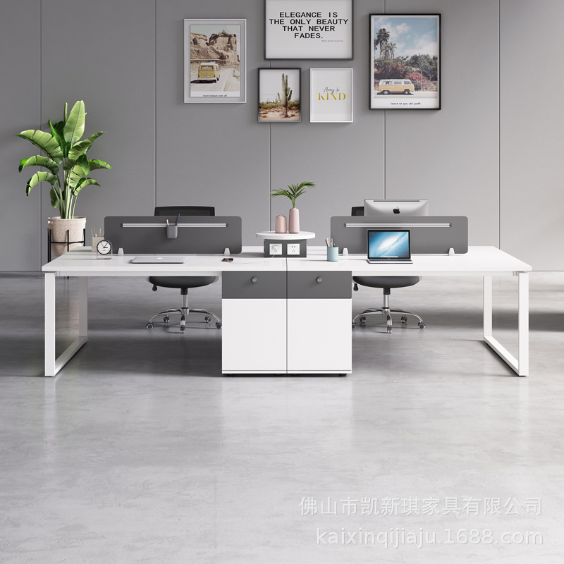 Four-person workplace staff de - đánh giá và giá Office Furniture Manufacturers