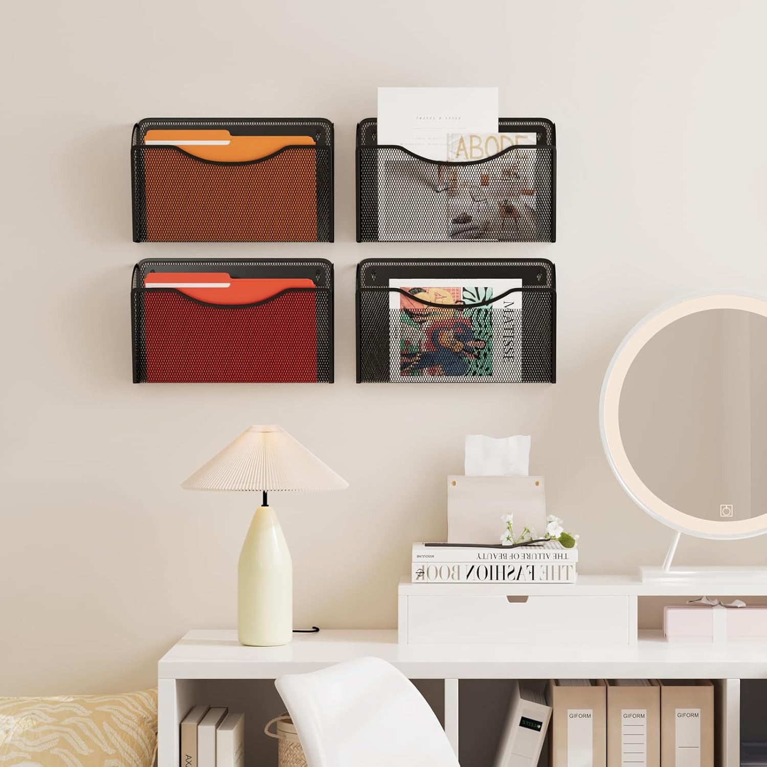 Mesh Hanging Wall File Holders - đánh giá và giá File Cabinet Lateral