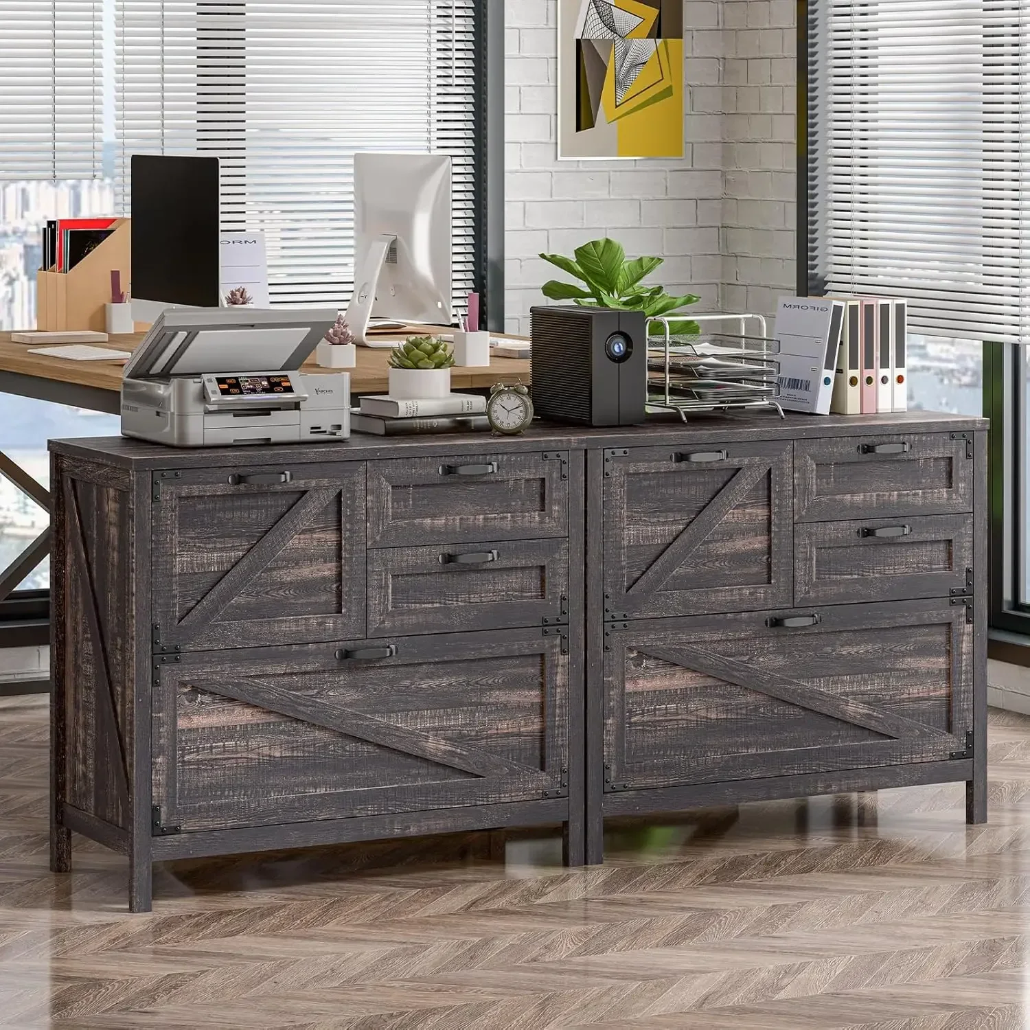 Wood Lateral File Cabinet Four - đánh giá và giá File Cabinet Lateral