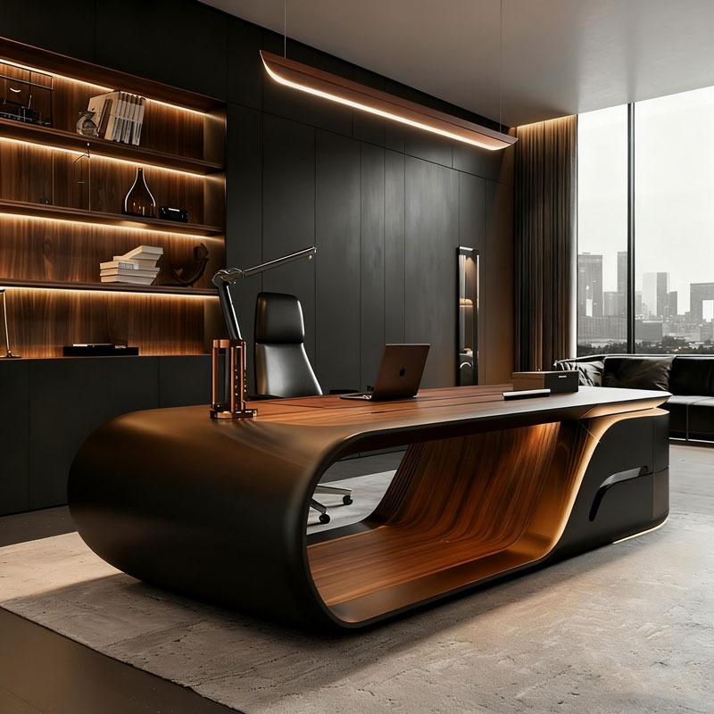Luxury Modern L-Shaped Executi - đánh giá và giá Office Furniture Manufacturers