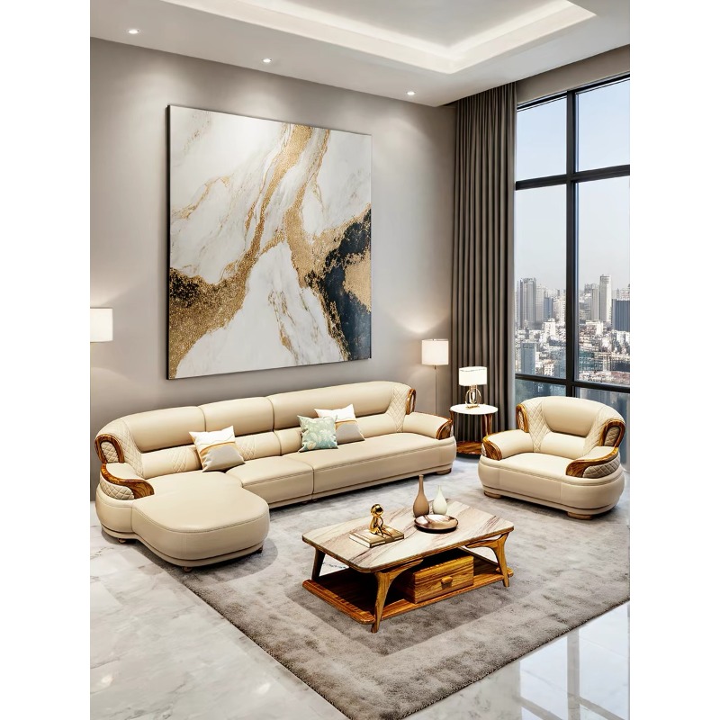 New Chinese-style Ebony Leathe - đánh giá và giá Office Furniture Luxury