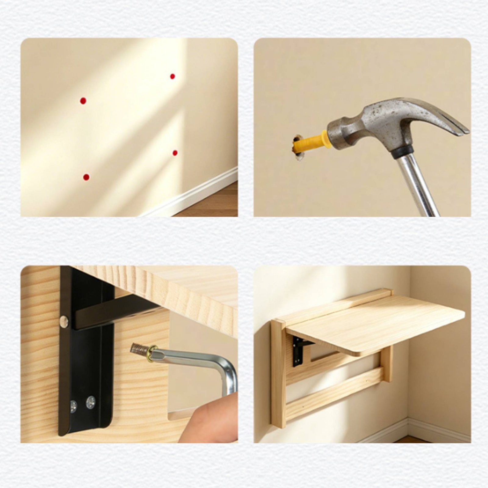 Wall Mounted Folding Desk Fold - đánh giá và giá Wall Mounted Desk Fold