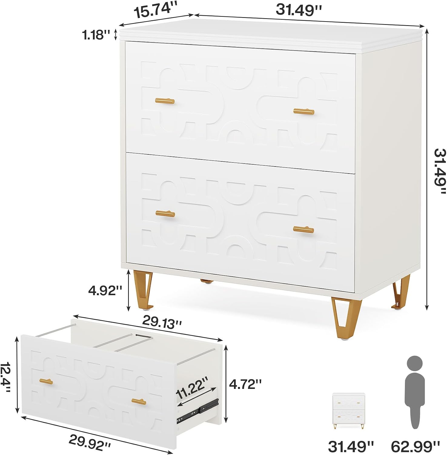 2-Drawer Lateral File Cabinet, - đánh giá và giá File Cabinet Lateral