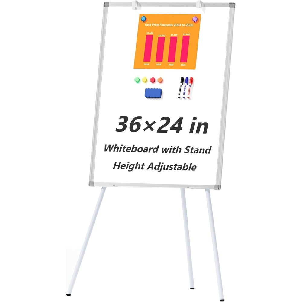 Large Whiteboard Easel with St - đánh giá và giá Whiteboard Easel Tripod