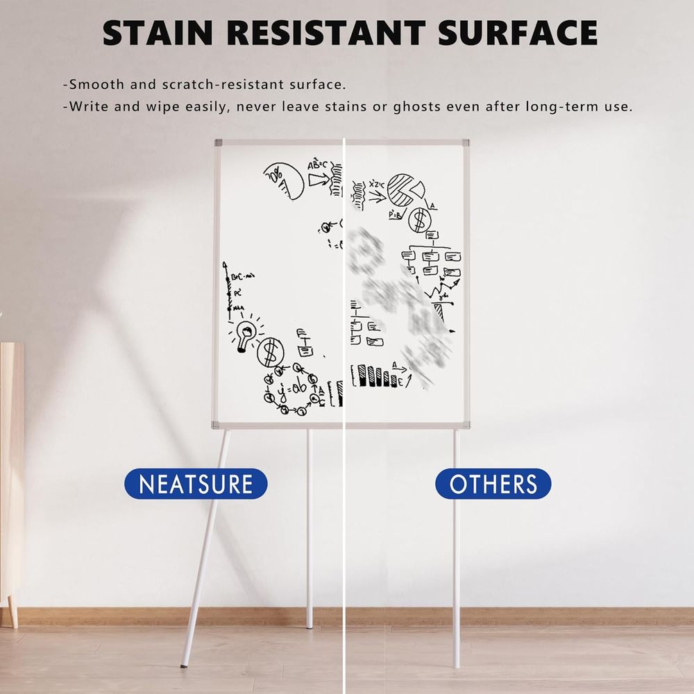 Large Whiteboard Easel with St - đánh giá và giá Whiteboard Easel Tripod