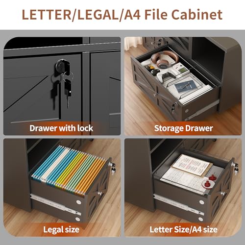 2 Drawer Farmhouse File Cabine - đánh giá và giá File Cabinet Lateral