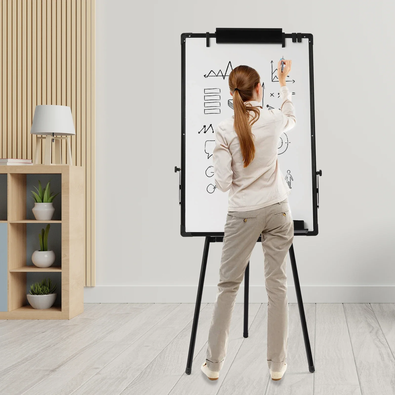 Stand White Board, 36 X 24Inch - đánh giá và giá Whiteboard Easel Tripod